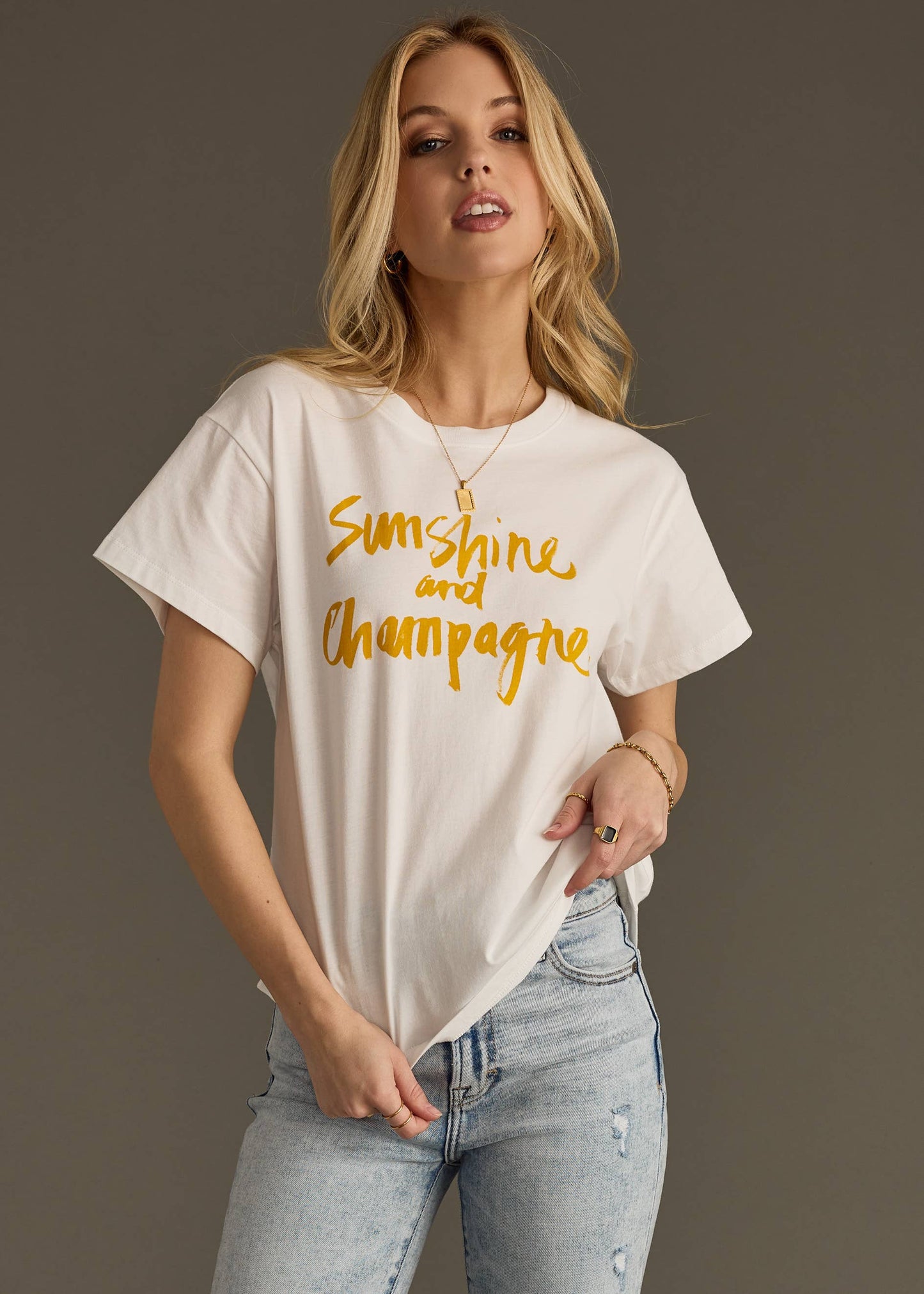 Sunshine and Champagne Tee