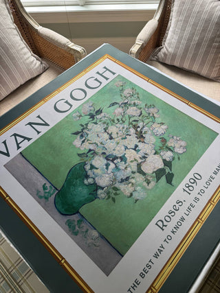 NEOPRENE Van Gogh Reversible Mahjong Mat – Starry Museum: Rozen | Roses