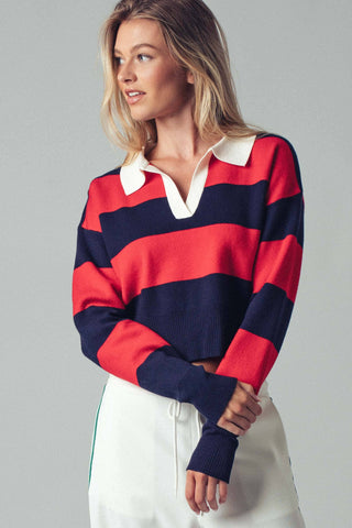 Grayson Top: RED