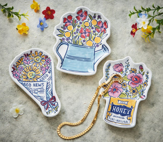 Honey Jar Bouquet Dice Dish