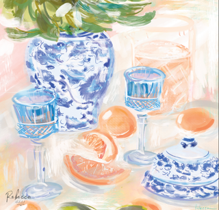 CHINOISERIE & CITRUS-MAHJONG MAT (PREORDER)