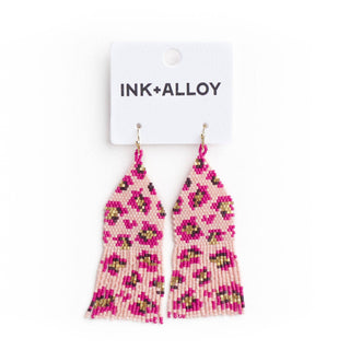 Delilah Earrings: Pink
