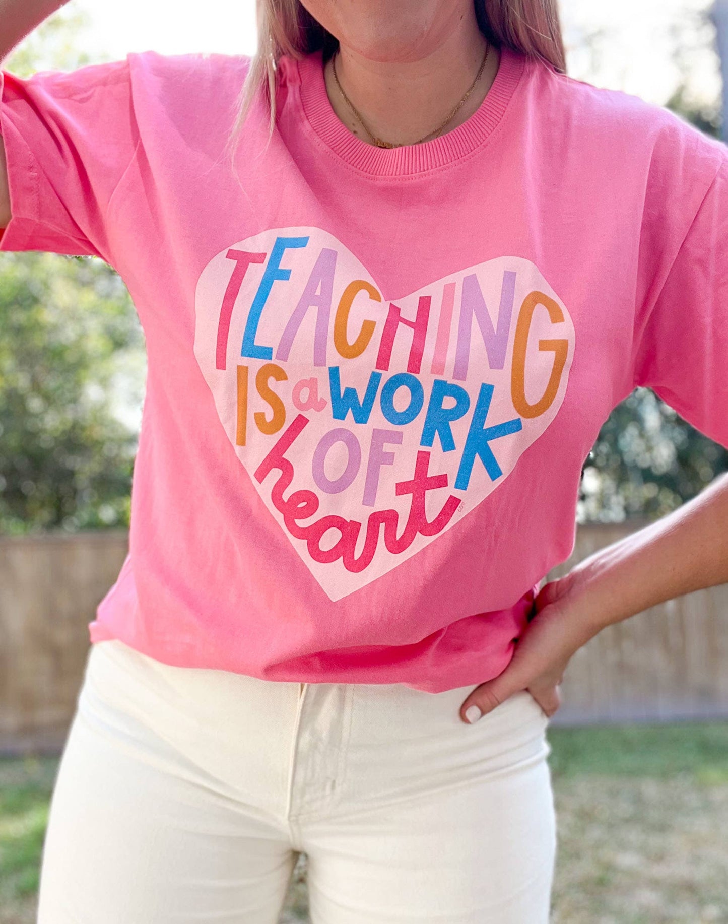Teaching is a Work of Heart T-Shirt