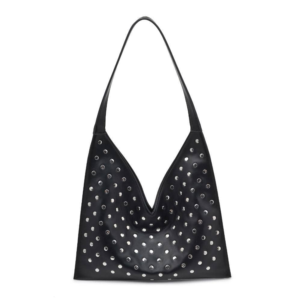 Tori Studded Hobo: Chocolate