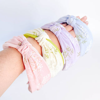 Pastel Floral Knot Headband