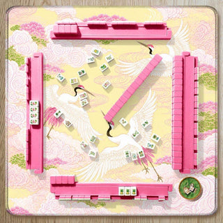 The Gilded Crane Mahjong Mat