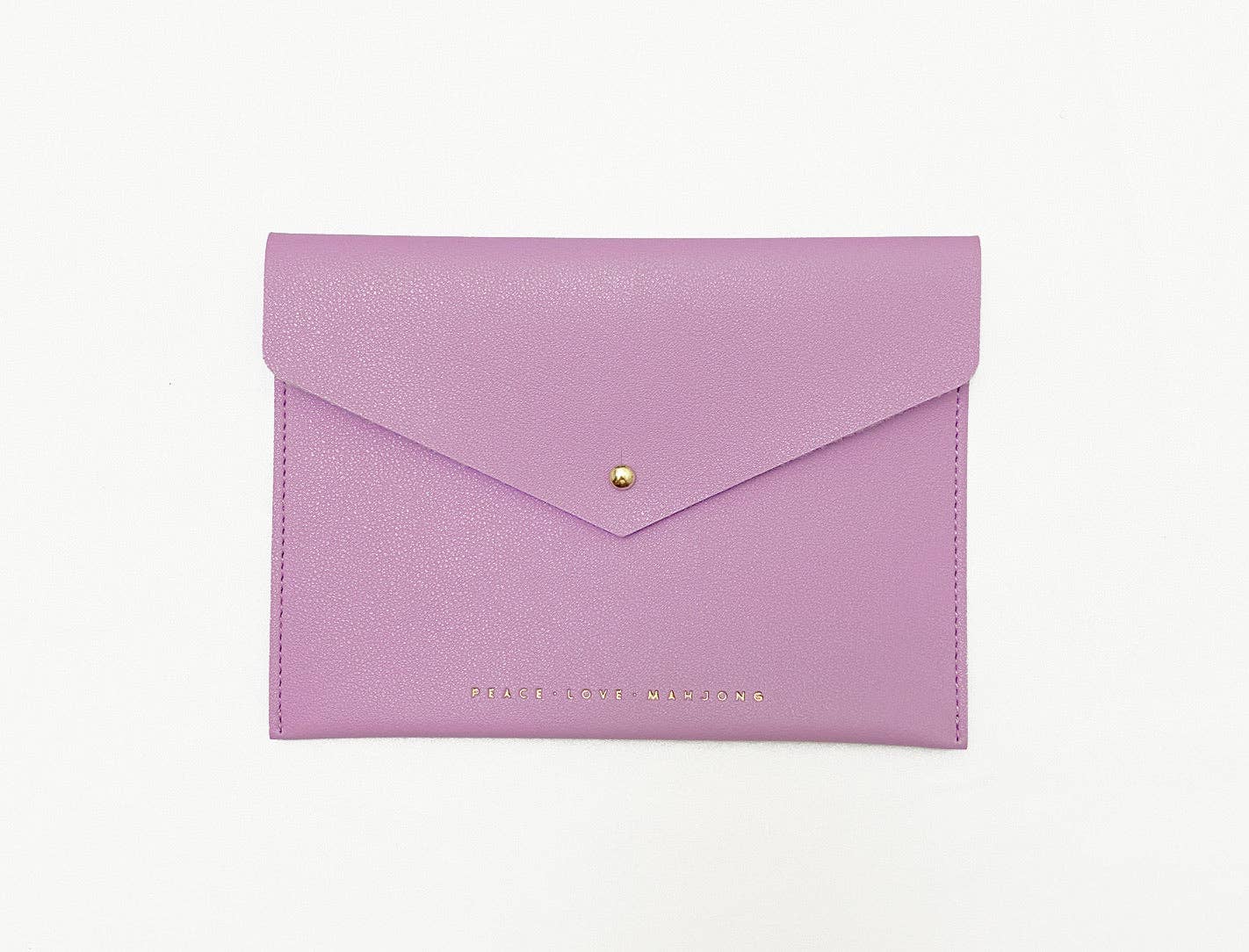 Mahjong Card Clutch: Hunter Green - Large Size