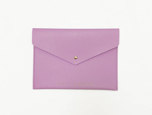 Mahjon Card Clutch: Lilac - Large Size