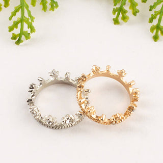 Pack of 3 Miniature Royal Crowns (1/4" H x 3/4" Dia)