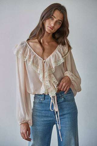 Calista Top: Blush