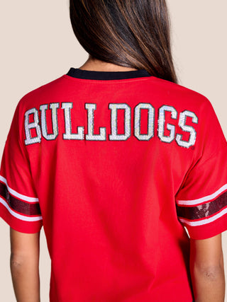 The Blitz Sequin Jersey Tee | Georgia: SM