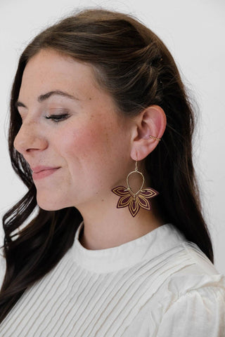 Burgundy Floras: One Size