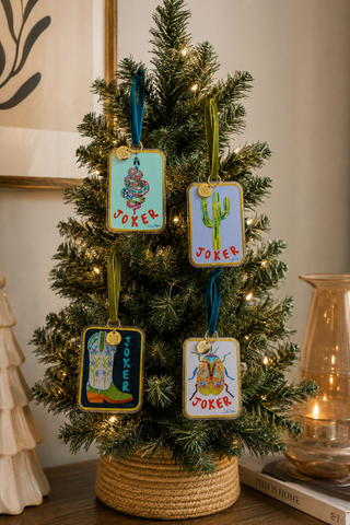 Caitlin Peters x Peace Love Mahjong Acrylic Ornament: Lucky Step