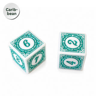 Para"Dice" Mahjong Specialty Dice Gift Ready : Mali-Blue