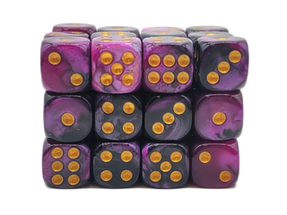 Midnight Purple Dice 36 Count