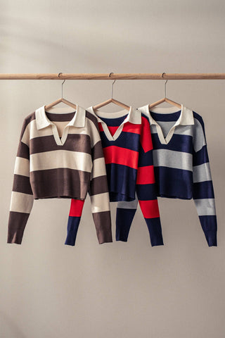 Grayson Top: RED