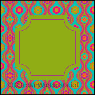 Electric Bloom Mahjong Mat: Four Winds Social