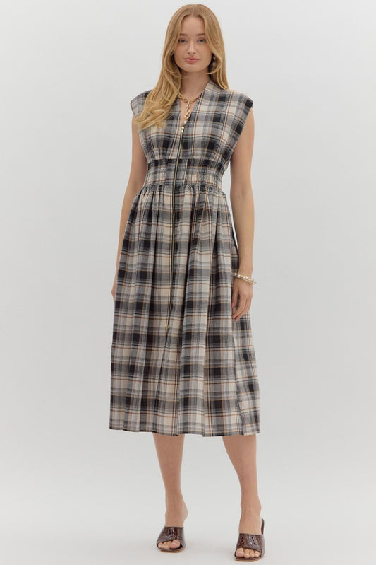 Tinley Plaid Dress