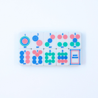 Crystal Prism Blue | Mahjong with Bold Angles and Vibrant Vibes