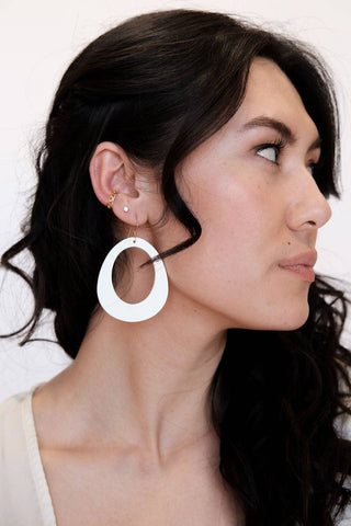 White Willows Earrings