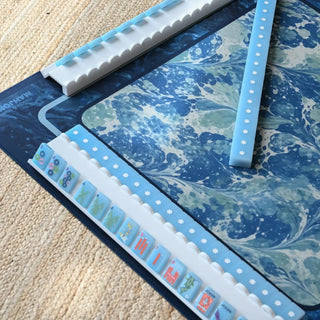 Painted Water Florentine Mahjong Mat