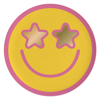 Gold Smiley Face Dice Dish
