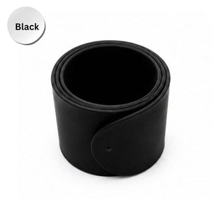 Mahjong Mat Strap - Silicone Mat Holder: Black