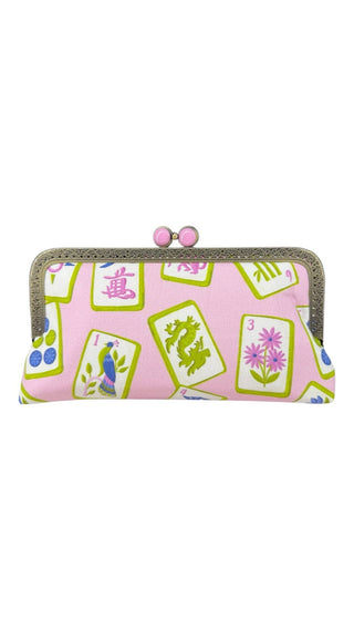 Kiki & Syds MIDI Clutch Purse - Dragon Diva: Lime