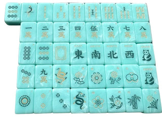 Tala Mahj Tradewind Mahjong Tiles - Aqua