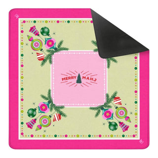 Very Merry Mahj Mahjong Mat | Pink