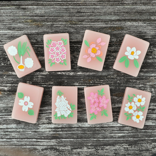 Peach & Pine Tiles- A Georgia Inspired Mahjong Set
