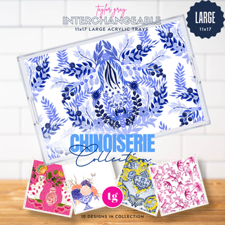 11x17 CHINOISERIE insert set of 10
