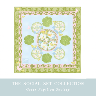 Greer Papillon Society Mahjong Mat