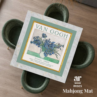 NEOPRENE Van Gogh Reversible Mahjong Mat – Starry Museum: Rozen | Roses