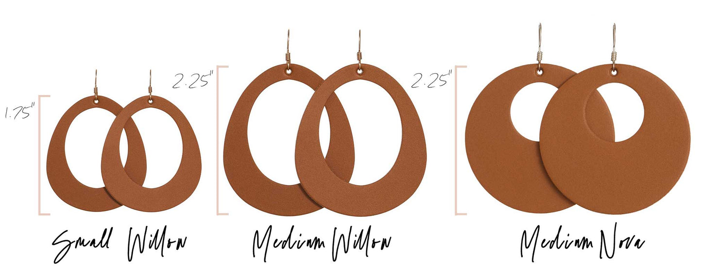 Vintage Bronze Willow Earrings