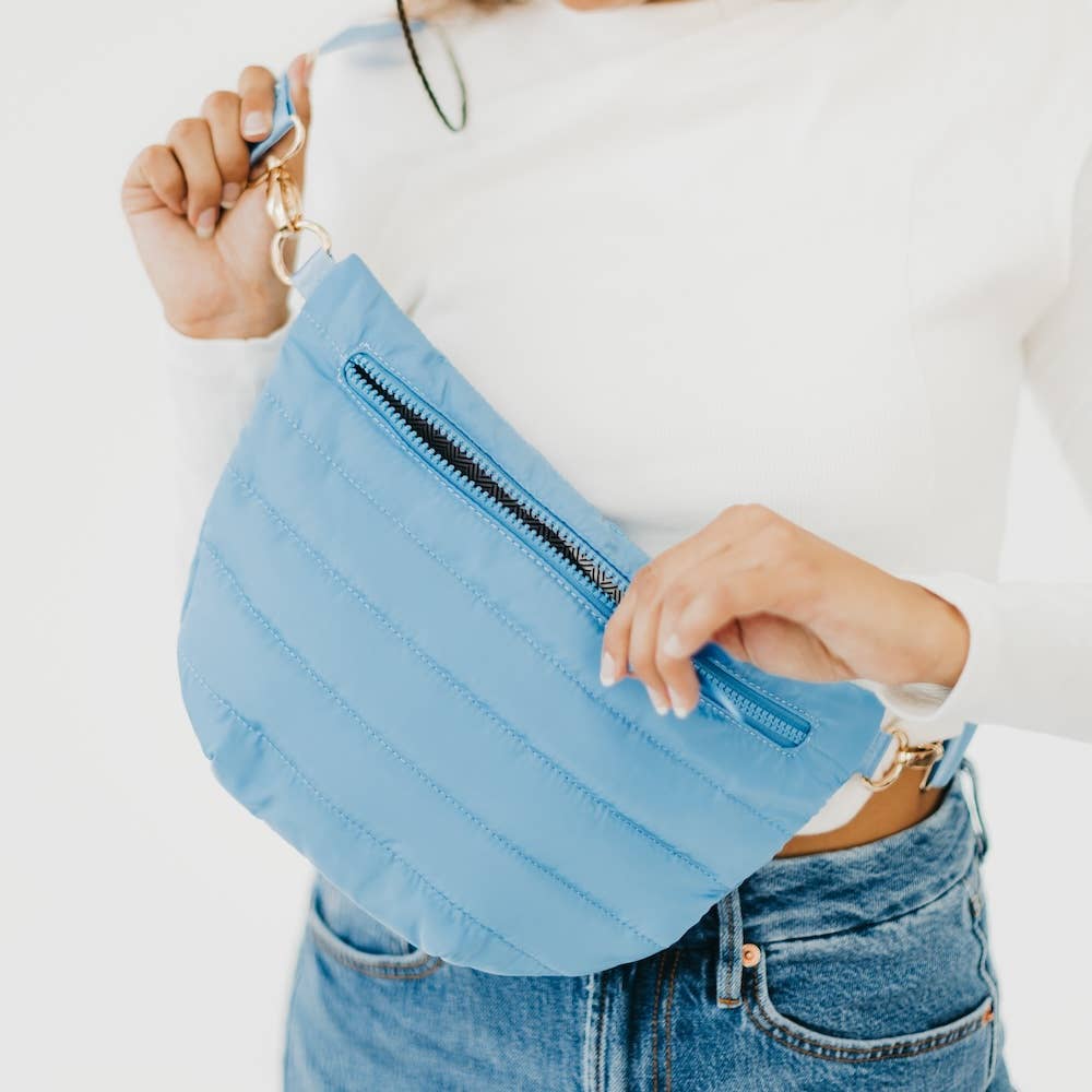 Jolie Puffer Belt Bag: Leopard