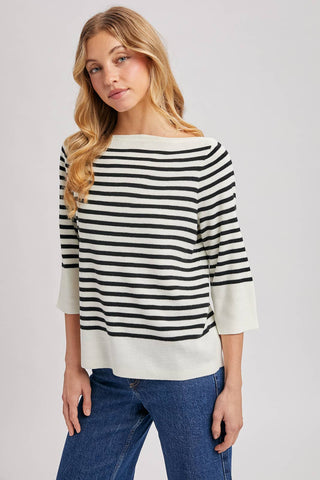 Raquel Boatneck Sweater: Tan