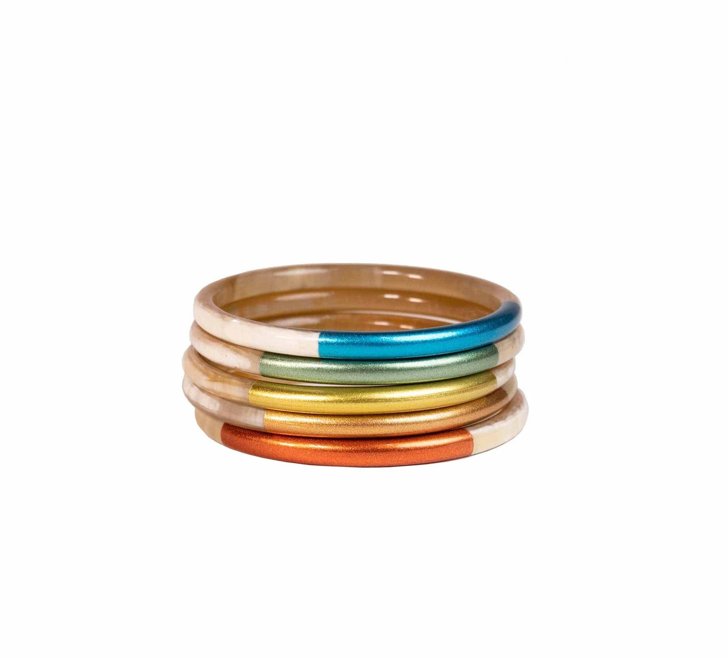 San Pedro Metallic Bangle Set