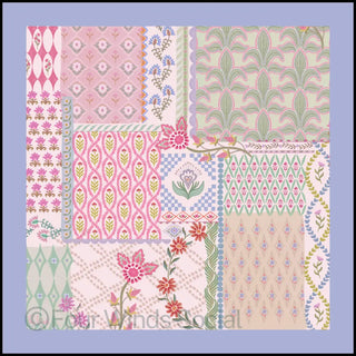 Garden Patchwork Mahjong Mat: Four Winds Social