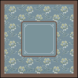 Heritage Petal Mahjong Mat: Four Winds Social