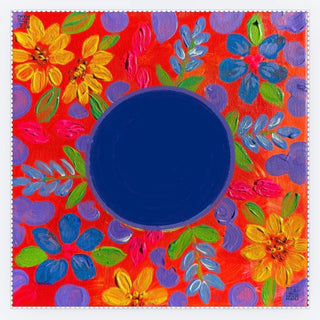Painted Florals Mahjong Mat