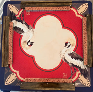 Luxury Crowned Crane Mahjong Mat