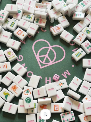 Peace Love Mahjong Vibrant Vibes Tile Set