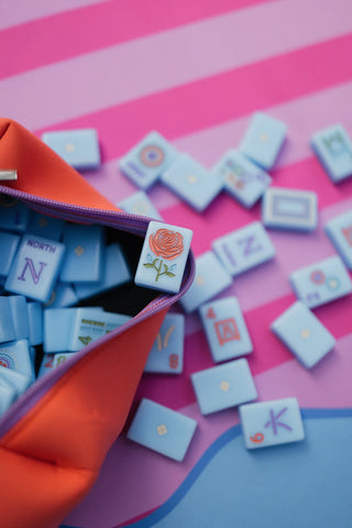 Woodlands Mahjong Seasons Series: Spring (Blue)